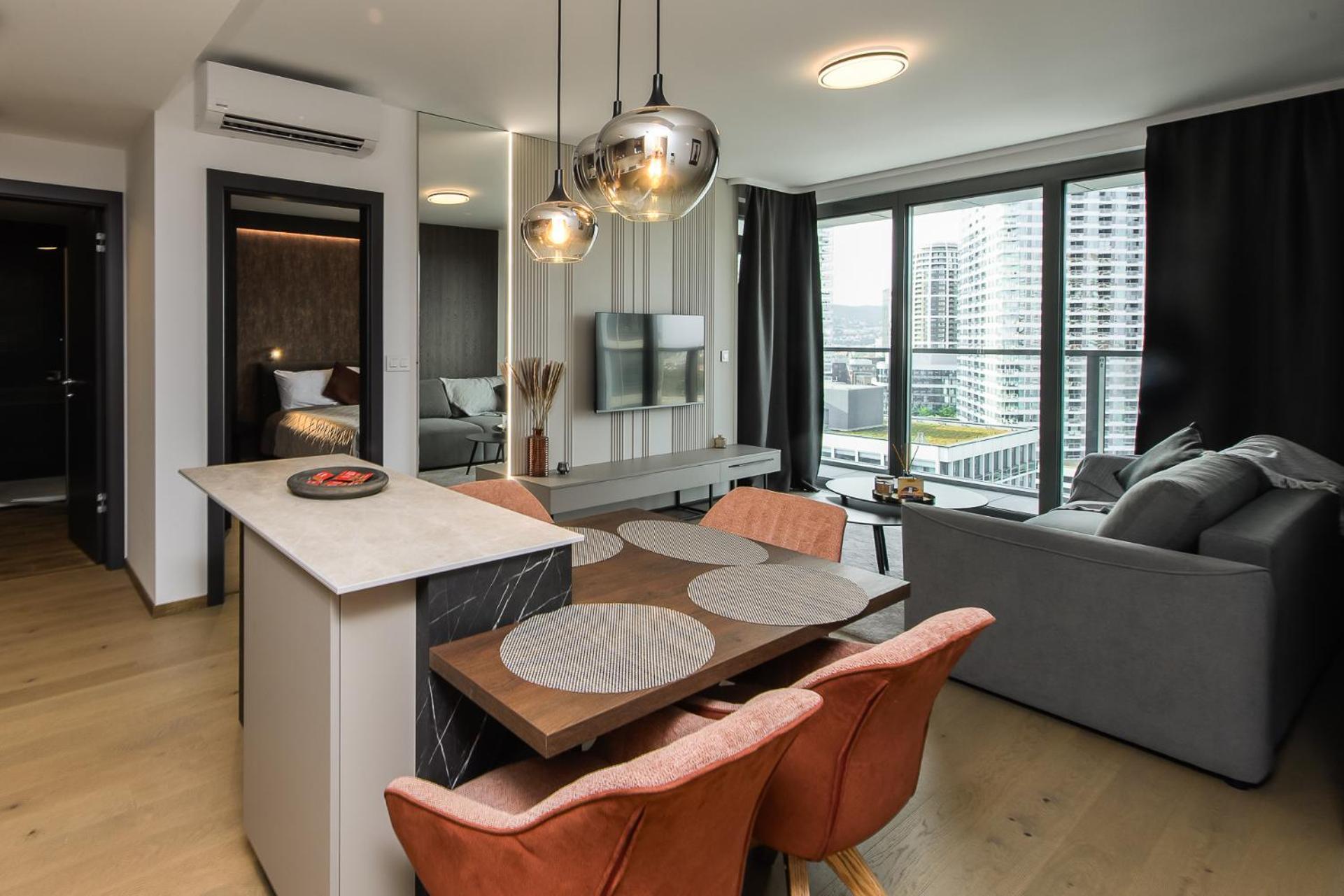 Nikas Eurovea Apartments - Free Parking Братислава Екстериор снимка